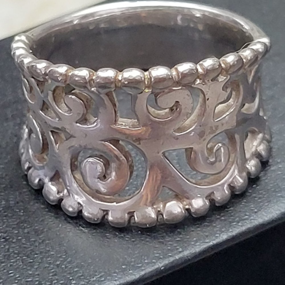 Vintage Gothic Wide 1/2" and Renaissance Ring Size
